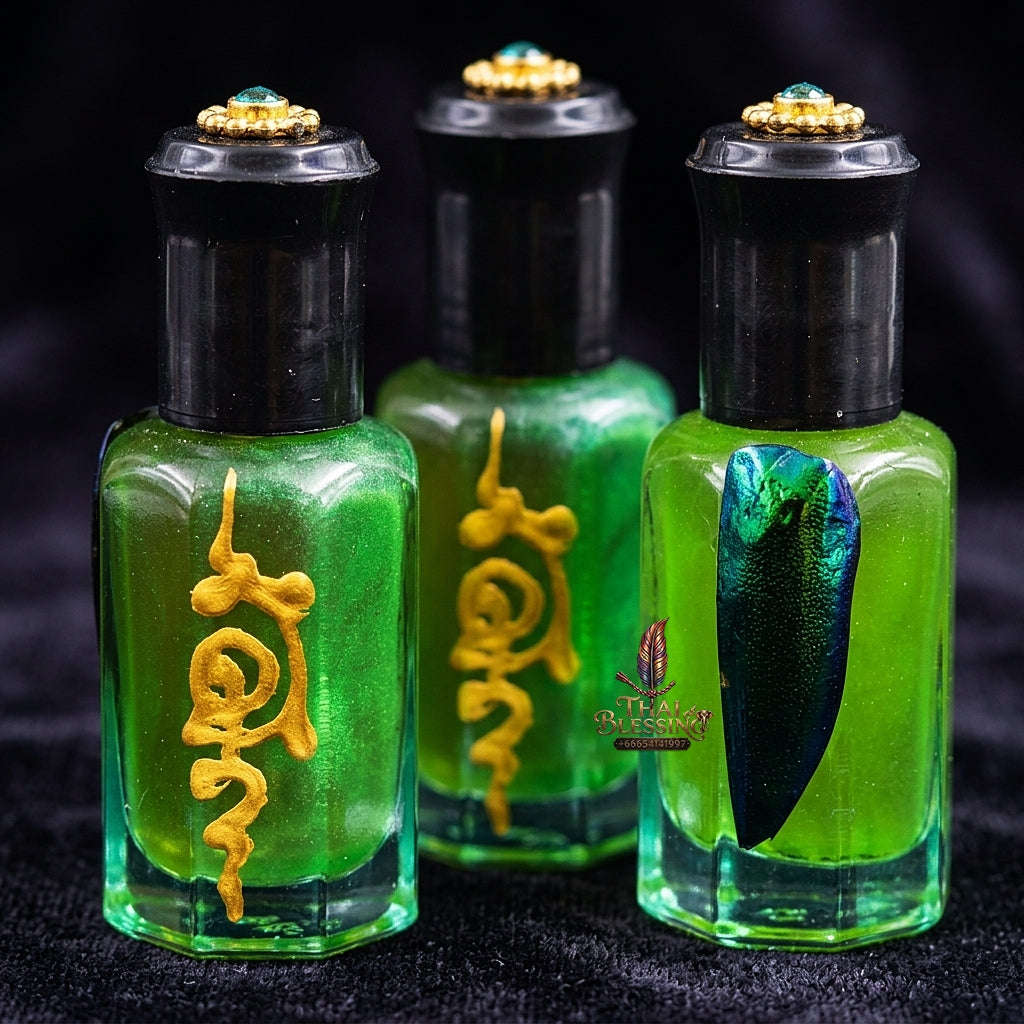 ✨ Nam Man Malaeng Thap Maha Saneh (Master-Grade Jewel Beetle Charm Oil - Magnetic Seduction, Supreme Metta, & Attraction Edition