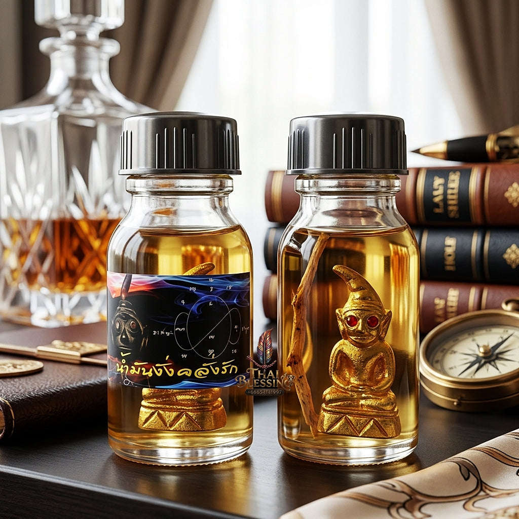 ✨ Nam Man Ngang Khlang Rak (Madly-in-Love Ngang Charm Oil, Unlock Overwhelming Romantic Obsession, Irresistible Social Magnetism, and Flawless Commercial Success