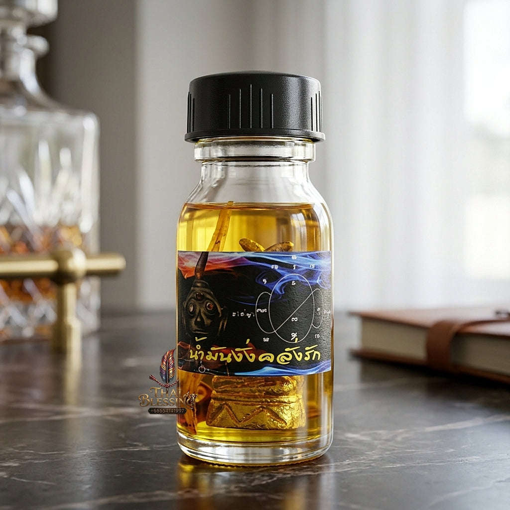✨ Nam Man Ngang Khlang Rak (Madly-in-Love Ngang Charm Oil, Unlock Overwhelming Romantic Obsession, Irresistible Social Magnetism, and Flawless Commercial Success