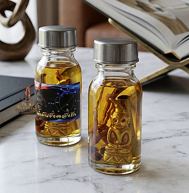 ✨ Nam Man Ngang Khlang Rak (Madly-in-Love Ngang Charm Oil, Unlock Overwhelming Romantic Obsession, Irresistible Social Magnetism, and Flawless Commercial Success