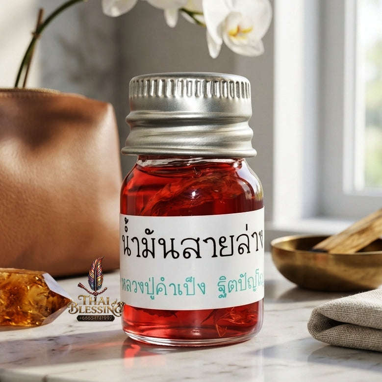 ✨ Nam Man Sai Lang Maha Saneh (Lower-Lineage Primal Seduction Oil, 2567 / 2024 Edition) - Luang Pu Kruba Kampeng / Samnak Song Makham Ngam, Kamphaeng Phet Thai Blessing Co By RURUECHA