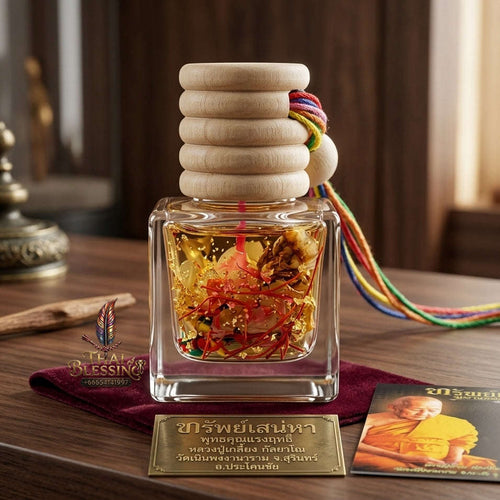 ✨ Nam Man Saneh Apsara "Sub Saneha" (Apsara Charm Oil - Wealth & Attraction Edition, 2566 / 2023) - Luang Por Mian / Wat Chaniang Wararam Thai Blessing Co By RURUECHA