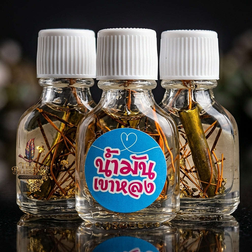 ✨ Nam Man Saneh Khao Lhong (Master-Grade Bewitching Vine Charm Oil - Supreme Obsession, Commerce, & Fortune Edition, 2564 / 2021)