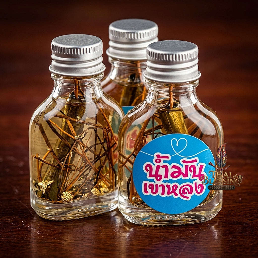 ✨ Nam Man Saneh Khao Lhong (Master-Grade Bewitching Vine Charm Oil - Supreme Obsession, Commerce, & Fortune Edition, 2564 / 2021)