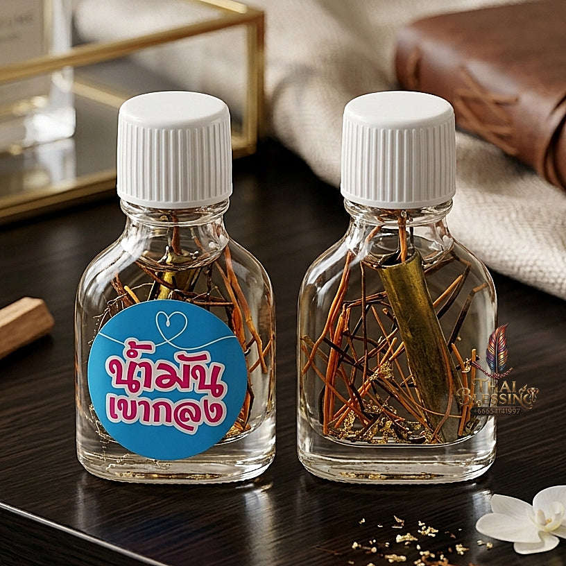 ✨ Nam Man Saneh Khao Lhong (Master-Grade Bewitching Vine Charm Oil - Supreme Obsession, Commerce, & Fortune Edition, 2564 / 2021)