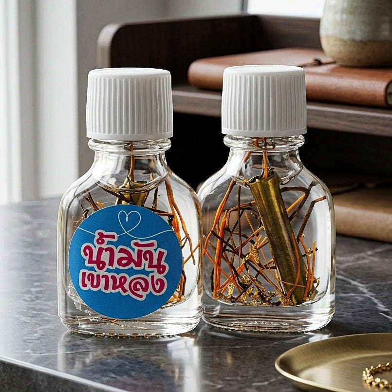 ✨ Nam Man Saneh Khao Lhong (Master-Grade Bewitching Vine Charm Oil - Supreme Obsession, Commerce, & Fortune Edition, 2564 / 2021)
