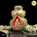 🎃 Nam Tao Maha Pokasap (Wealth Gourd) "Ai Kai Kayasit" Edition: LP Thuad & Ai Kai – Wat Sema Mueang – Bronze Red Enamel – Wealth & Wish Granting Default Title
