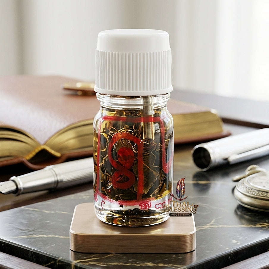 ✨ Namman Jerm Khong Khaai Dee (Master-Grade Trade & Wealth-Boosting Sacred Oil - Lucky & Commercial Success Edition, 2557 / 2014)