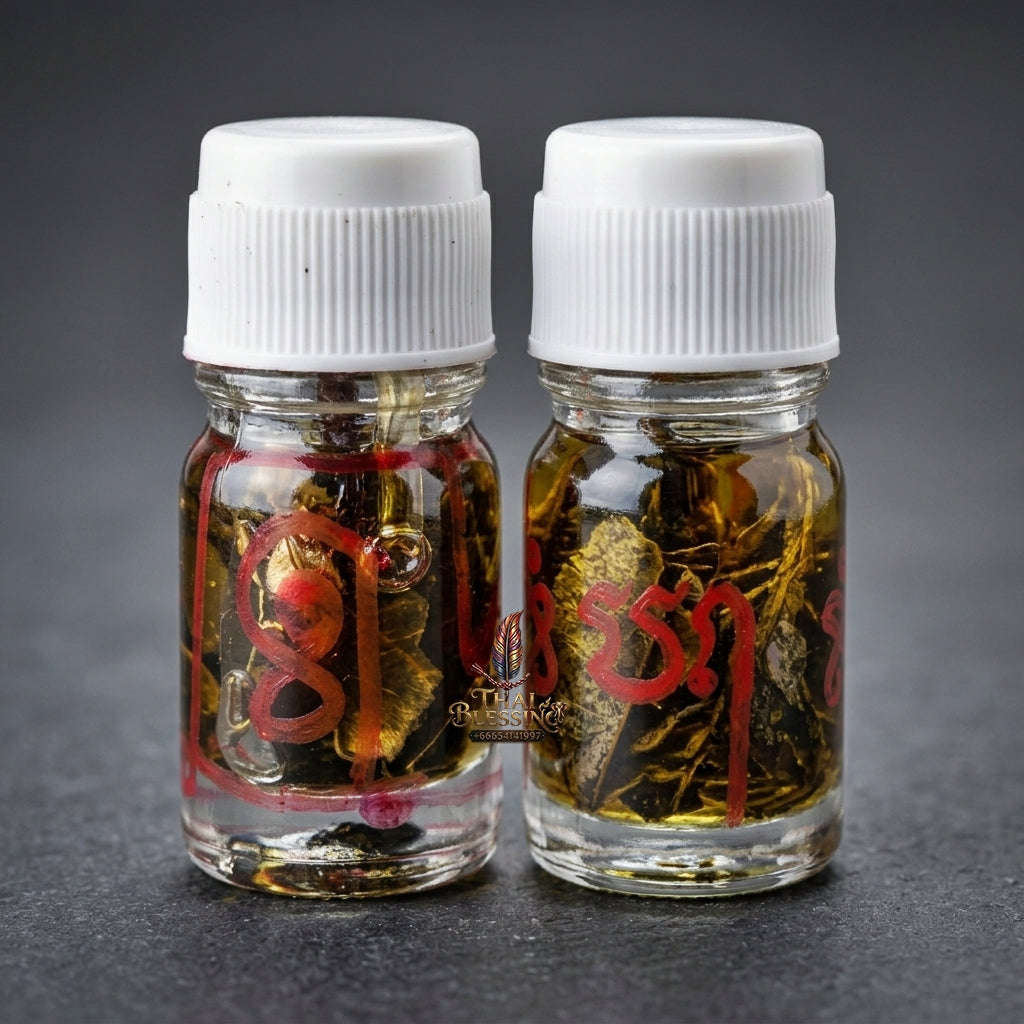 ✨ Namman Jerm Khong Khaai Dee (Master-Grade Trade & Wealth-Boosting Sacred Oil - Lucky & Commercial Success Edition, 2557 / 2014)