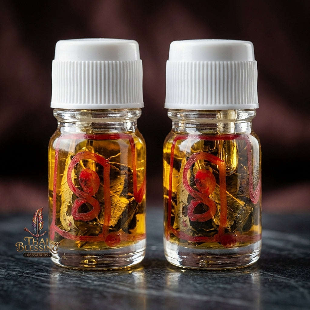 ✨ Namman Jerm Khong Khaai Dee (Master-Grade Trade & Wealth-Boosting Sacred Oil - Lucky & Commercial Success Edition, 2557 / 2014)