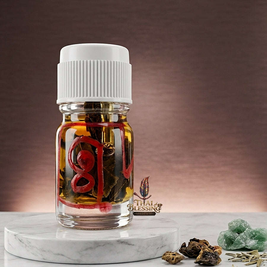 ✨ Namman Jerm Khong Khaai Dee (Master-Grade Trade & Wealth-Boosting Sacred Oil - Lucky & Commercial Success Edition, 2557 / 2014)