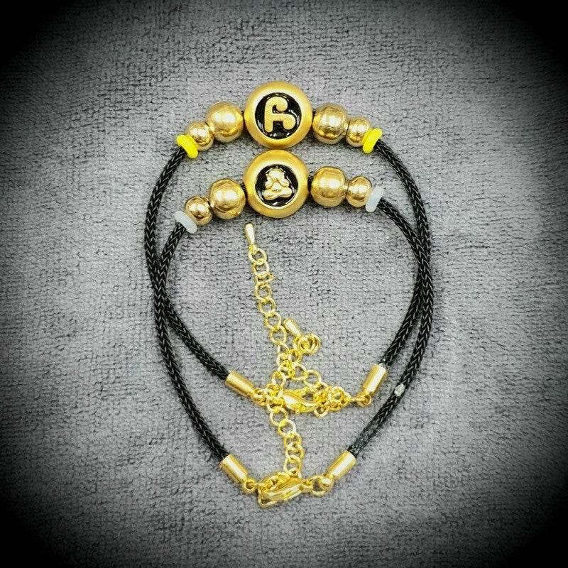 Namo Maha Mongkol Bracelet with Phra Pidta Amulet and Red Charm for Protection and Good Fortune