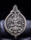 Narai on Garuda Medallion - Limited Edition Temple-Blessed Thai Amulet by Luang Pu Prayoon, Wat Nong Pa Mak