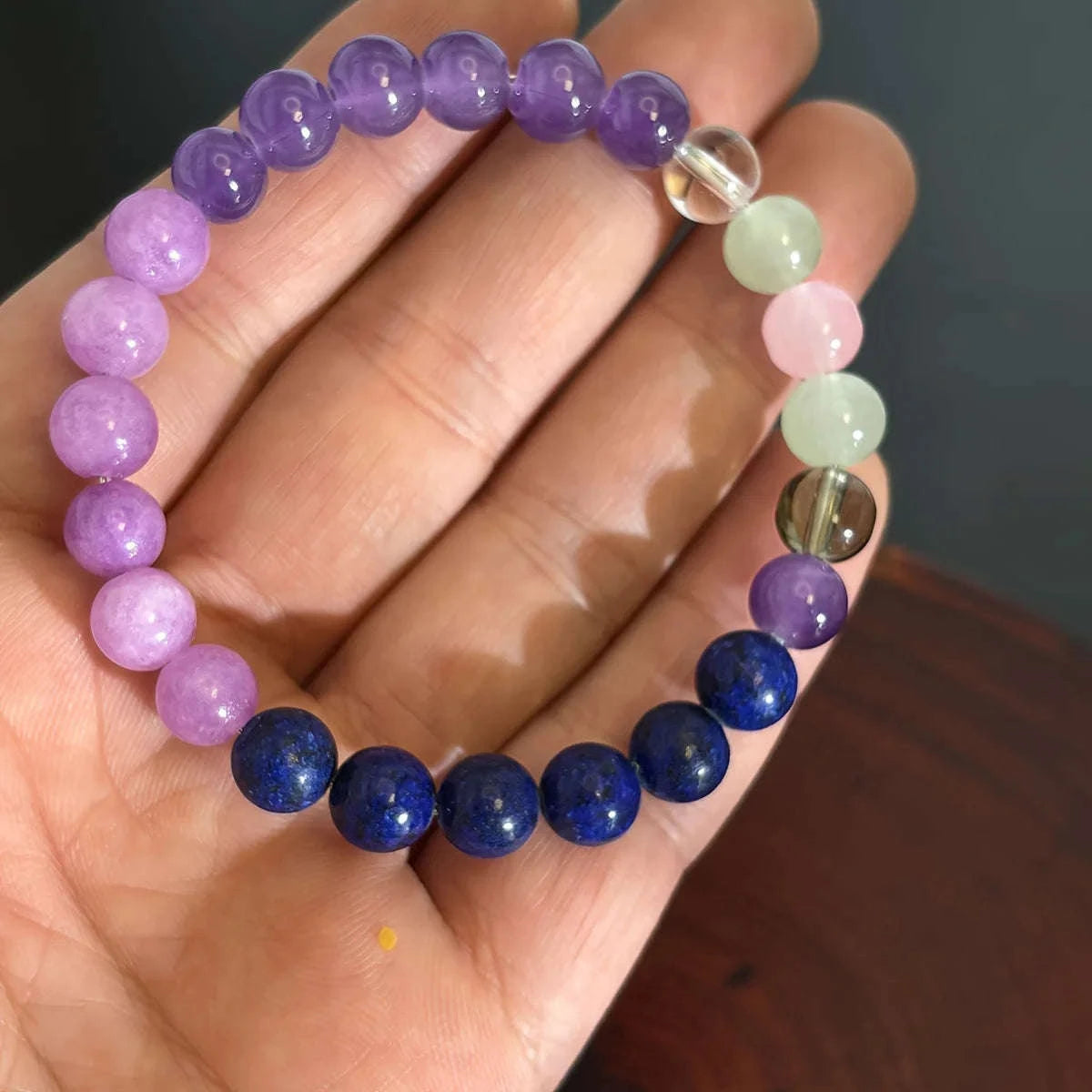 ✨ Natural Stone Symbolic Beaded Bracelet – Unisex Anxiety Relief, Protection, Money Attraction & Spiritual Inner Self-Love Jewelry