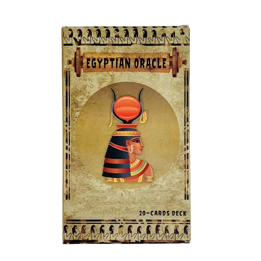 Egyptian Oracle Cards – 20-Card Deck Featuring Classic Egyptian Symbols for Spiritual Insight and Meditation