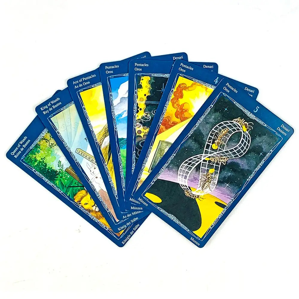 New Family Tarot Card Game – 78-Card English Visions Divination Deck, Perfect for Holiday Gatherings and Festive Fortune-Telling