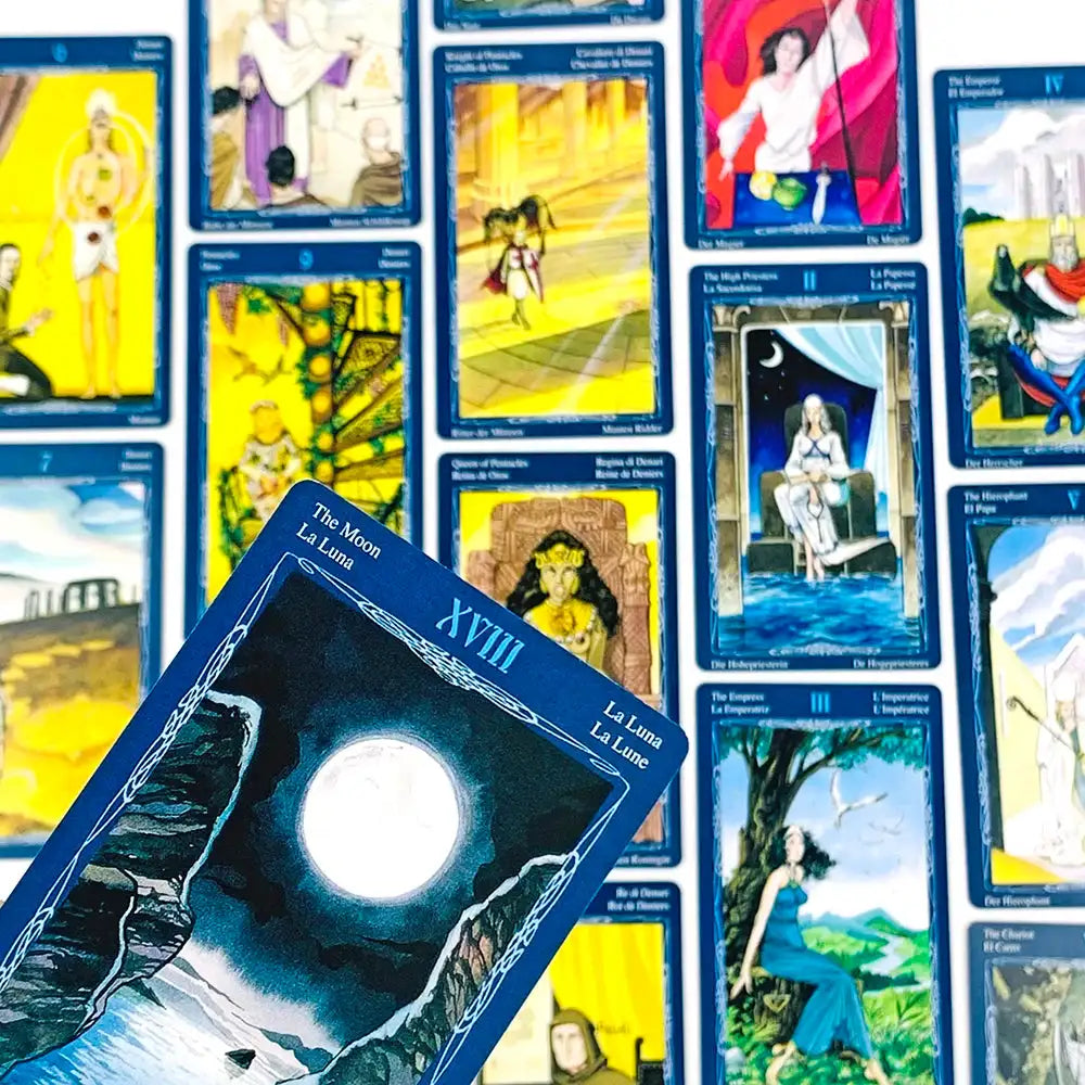 New Family Tarot Card Game – 78-Card English Visions Divination Deck, Perfect for Holiday Gatherings and Festive Fortune-Telling