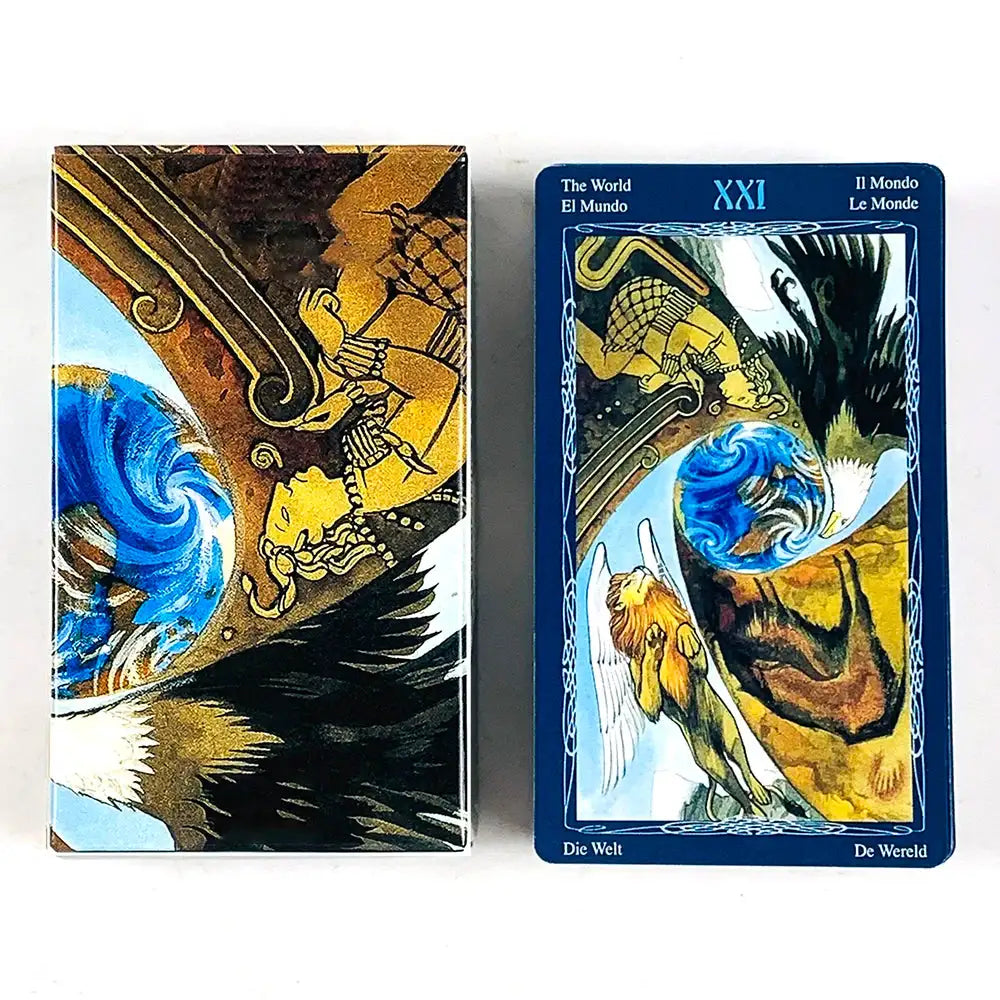 New Family Tarot Card Game – 78-Card English Visions Divination Deck, Perfect for Holiday Gatherings and Festive Fortune-Telling