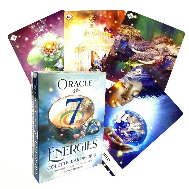 Circle of Life Tarot – 78 Round Cards Deck Infused with Sacred Blessings for Intuition and Spiritual Growth