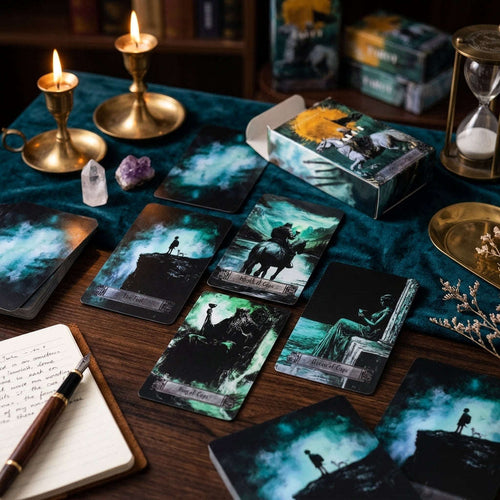 ✨ New Tarot Cards: 78 Pcs Mystical Art Tarot Cards for Divination & Intuitive Readings, Perfect for Spiritual Guidance & Collectors Thai Blessing Co By RURUECHA
