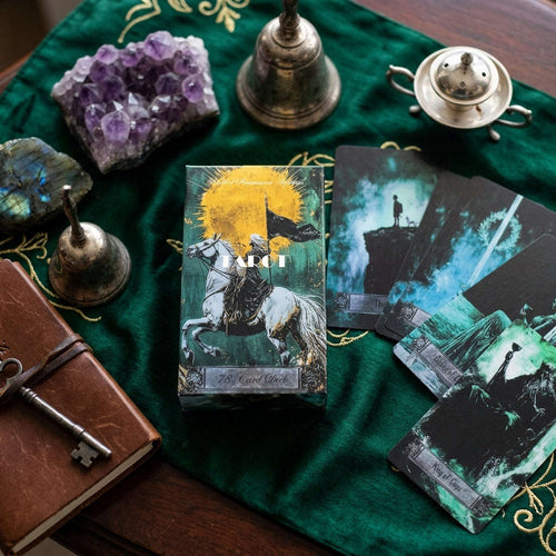 ✨ New Tarot Cards: 78 Pcs Mystical Art Tarot Cards for Divination & Intuitive Readings, Perfect for Spiritual Guidance & Collectors Thai Blessing Co By RURUECHA