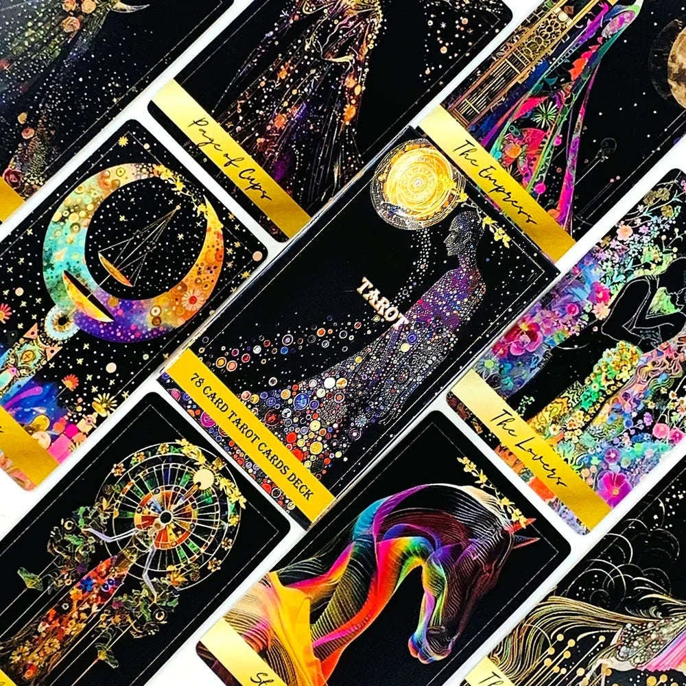 New Tarot Cards Deck - 78pcs for Divination, Party Games, Halloween & Christmas Gifts