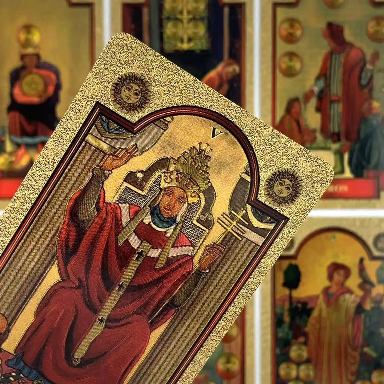 Spanish Edition Tarot Card Set – 78-Card Divination and Board Game Deck for Family Fun and Spiritual Insight