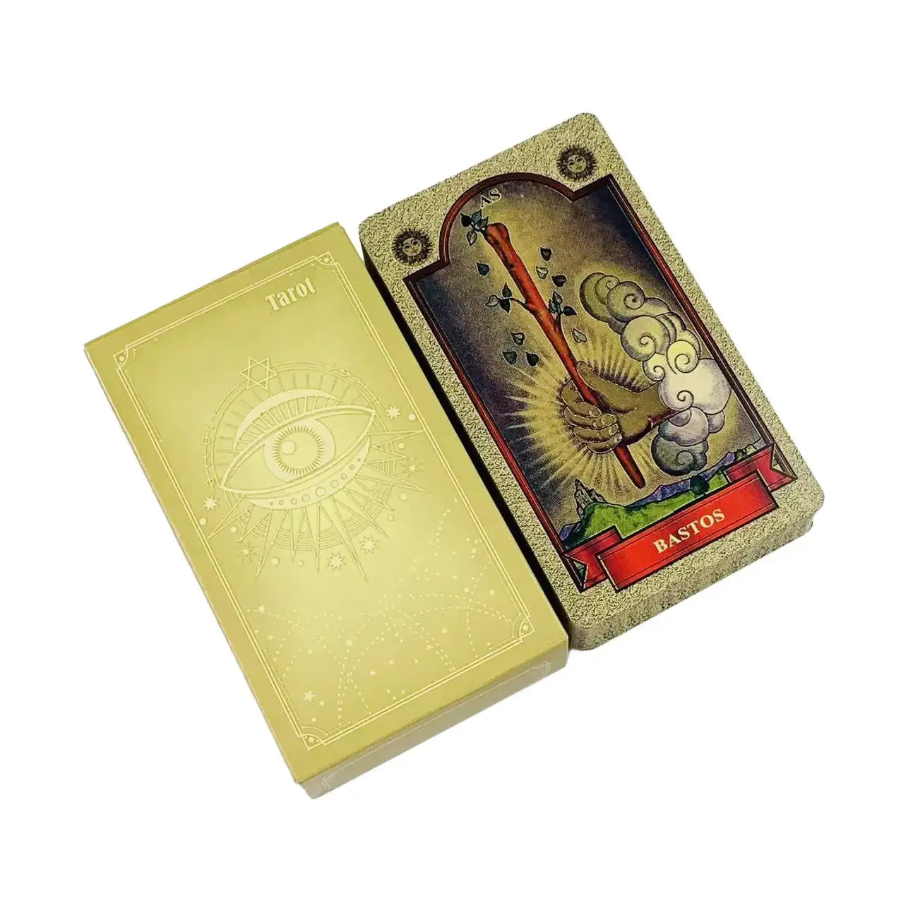 Spanish Edition Tarot Card Set – 78-Card Divination and Board Game Deck for Family Fun and Spiritual Insight