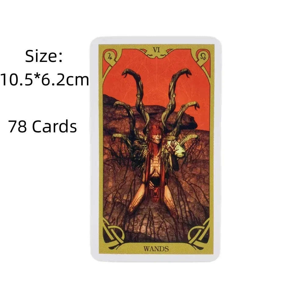 🌙 Night Sun Tarot Cards | 78-Card Oracle Deck | English Visions Divination Edition & Board Playing Games