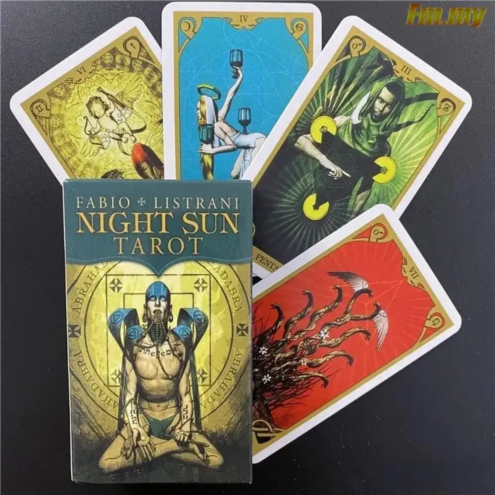 Night Sun Tarot – Esoteric Divination Deck Infused with Sacred Blessings and Spiritual Armor for Enlightened Insight