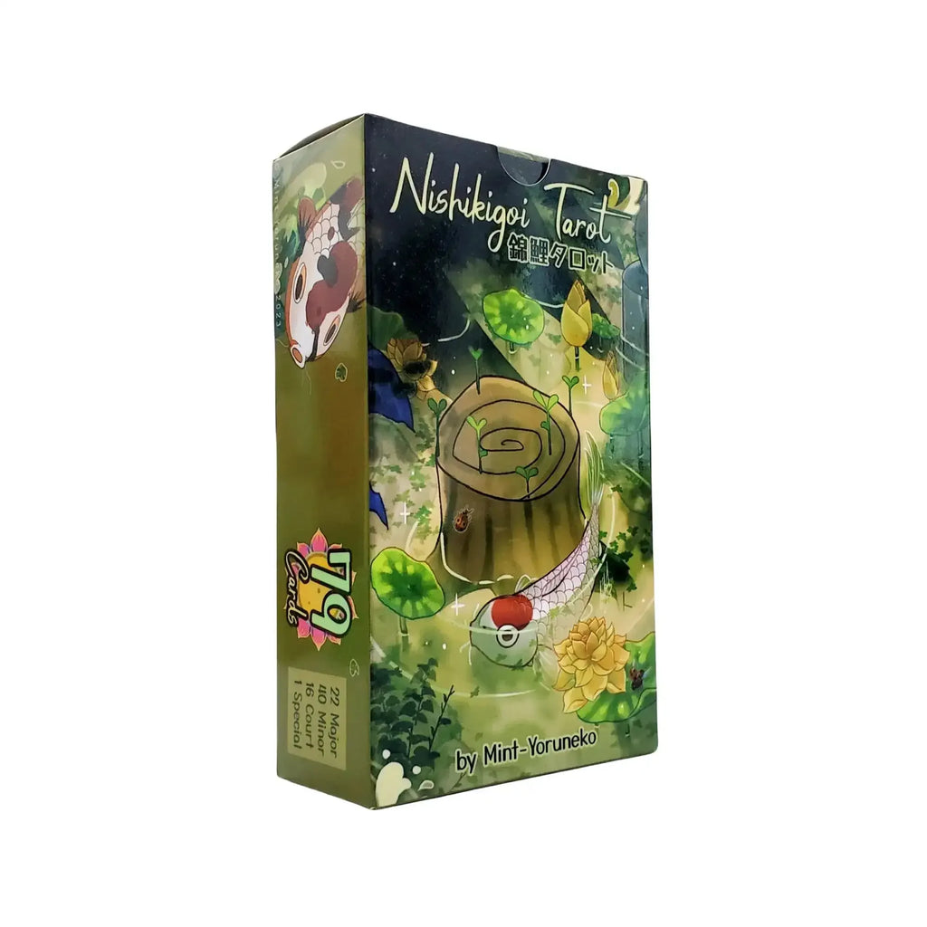 🐟 Nishikigoi Tarot Deck – 79 Cards, Intuitive and Magical Japanese Koi Fish-Themed Tarot, 12x7 cm