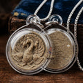 Nokyung Kham Thai Amulet Protection talisman good luck charm spiritual jewelry Golden Peacock King Wealth Attraction Metta Maha Saneh Phrai Kuman Tiger Oil Thai Blessing Co By RURUECHA