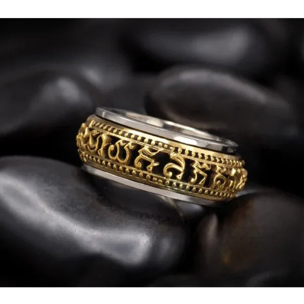 💍 Luang Pu Thuad Spinning Mantra Protection Ring – Bodhisatva Edition, Wat Ban Suan Phatthalung 2014 (Khao Or Lineage Miracle Talisman)