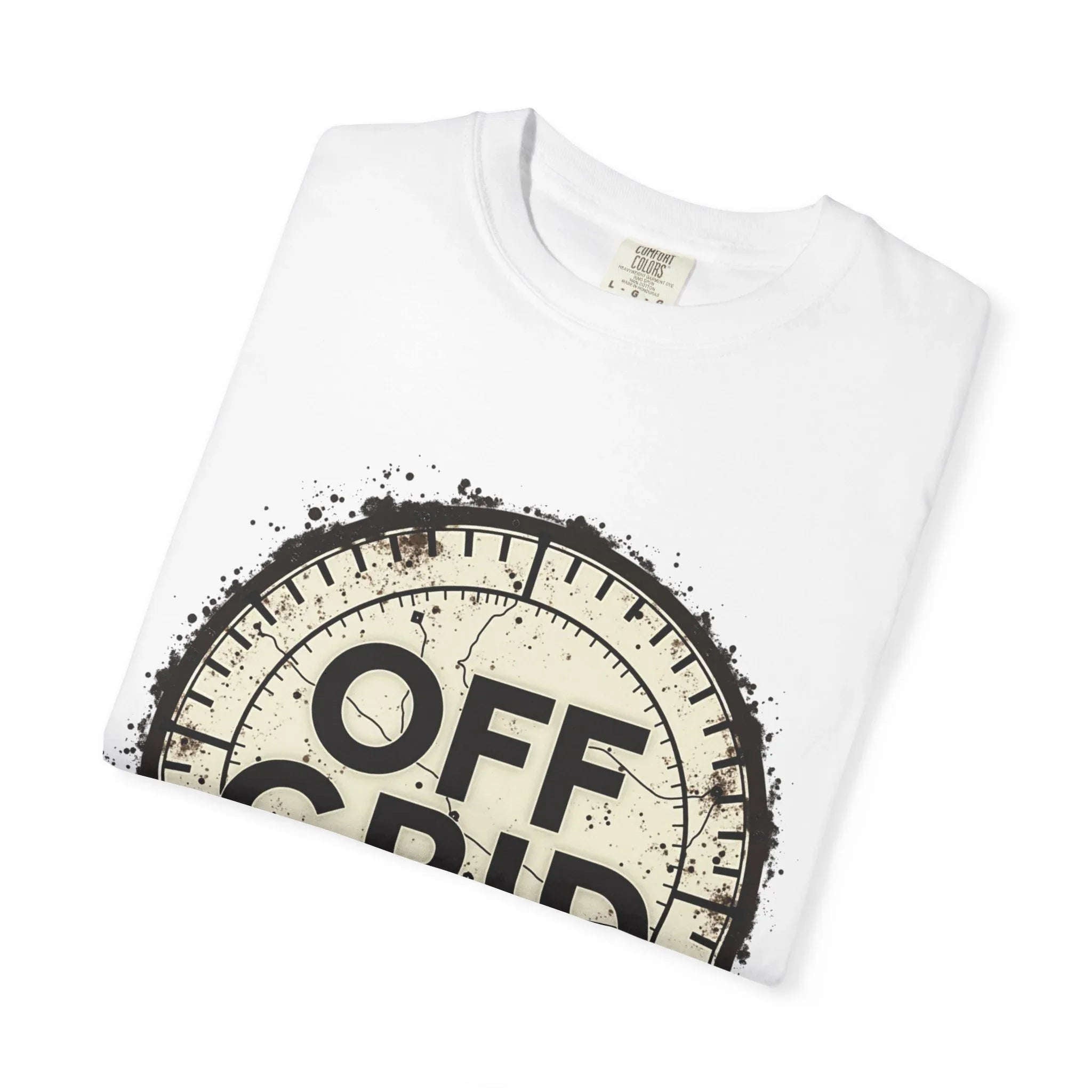 Off Grid Compass T-Shirt, Adventure Map Outdoor Tee, Vintage Compass Graphic Shirt, Hiking Camping Trail Shirt