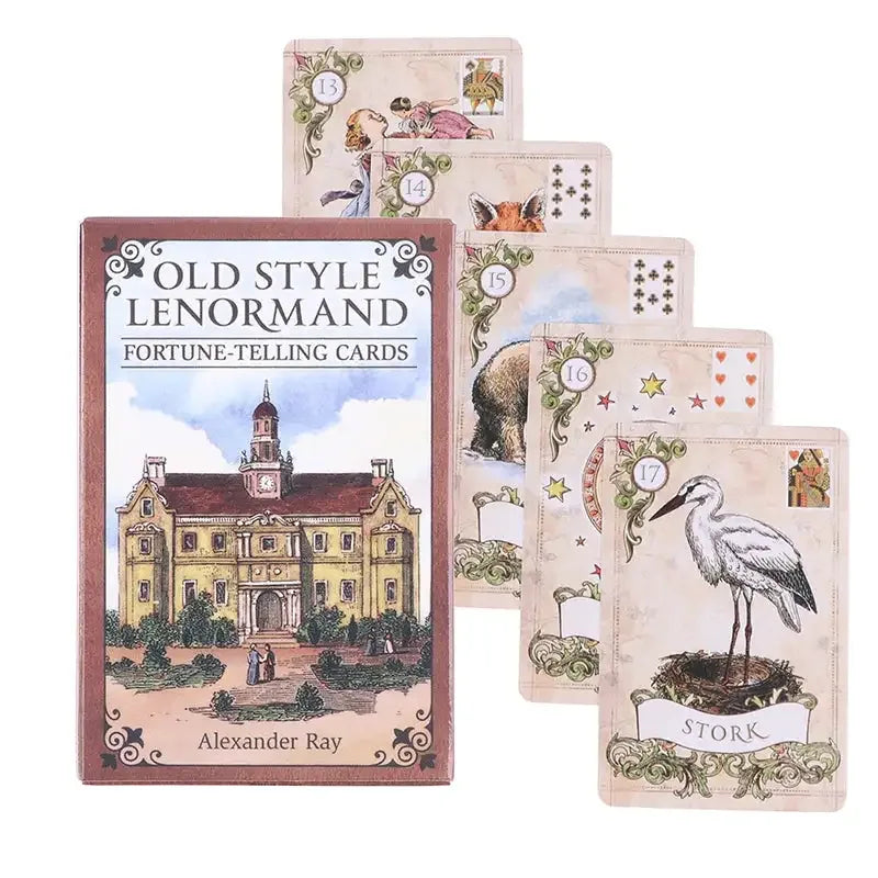 Old Style Lenormand Oracle Cards – Traditional 36-Card Deck for Clear ...