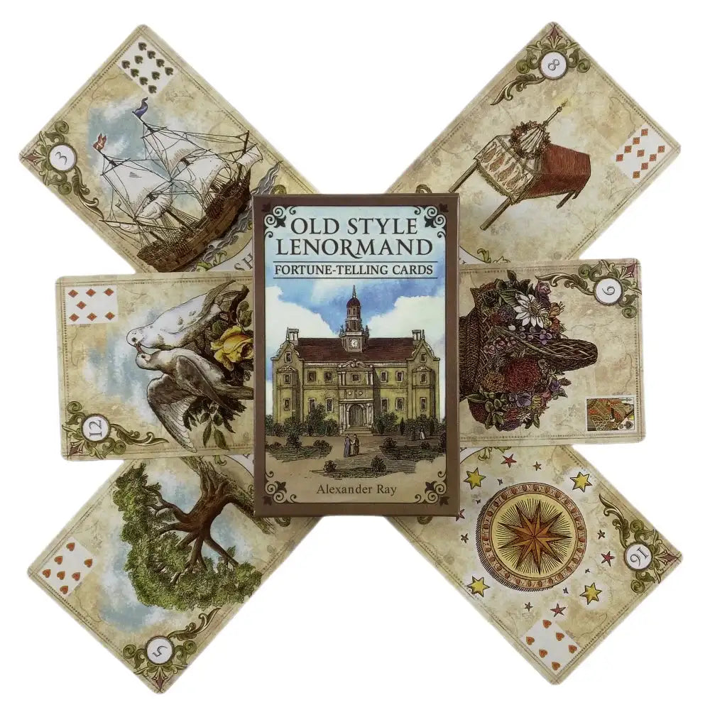 Old Style Lenormand Oracle Cards – Traditional 36-Card Deck for Clear, Practical Fortune-Telling and Fun Social Play