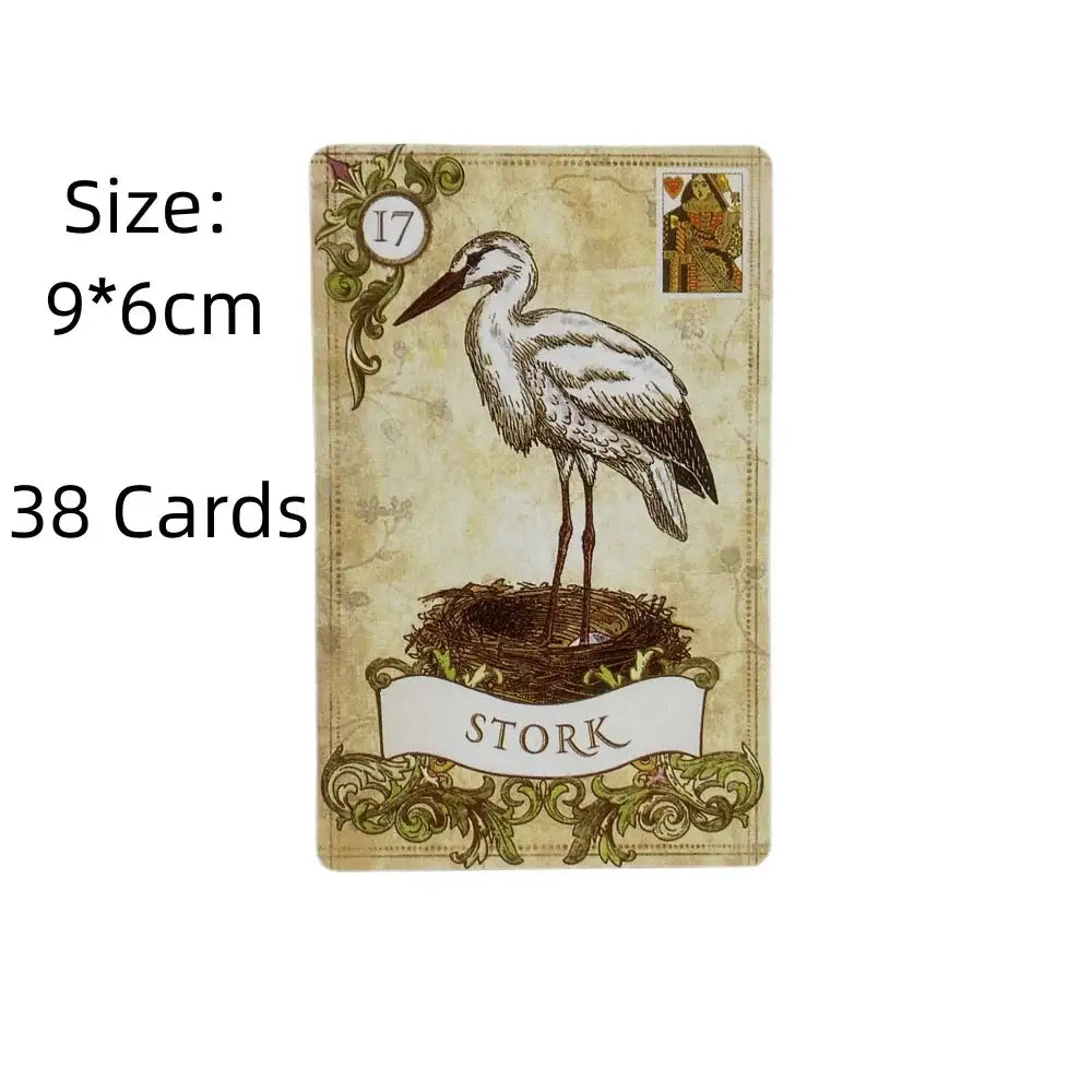 Old Style Lenormand Oracle Cards – Traditional 36-Card Deck for Clear, Practical Fortune-Telling and Fun Social Play