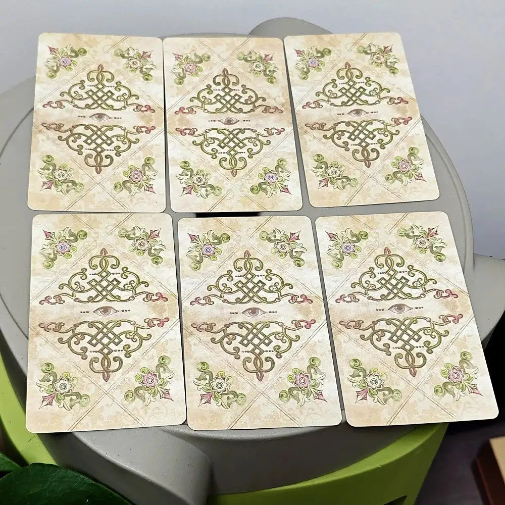 Old Style Tarot Deck – 79 Double-Sided Embossed Vintage Cards | Clear Symbolism & Rigid Box (12×7cm)