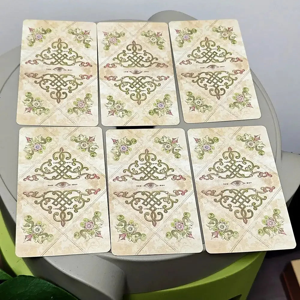 Old Style Tarot Deck – 79 Double-Sided Embossed Vintage Cards | Clear Symbolism & Rigid Box (12×7cm)