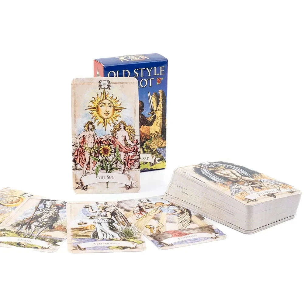 Old Style Tarot Deck – 79 Vintage Cards for Fate Divination and Family Gatherings