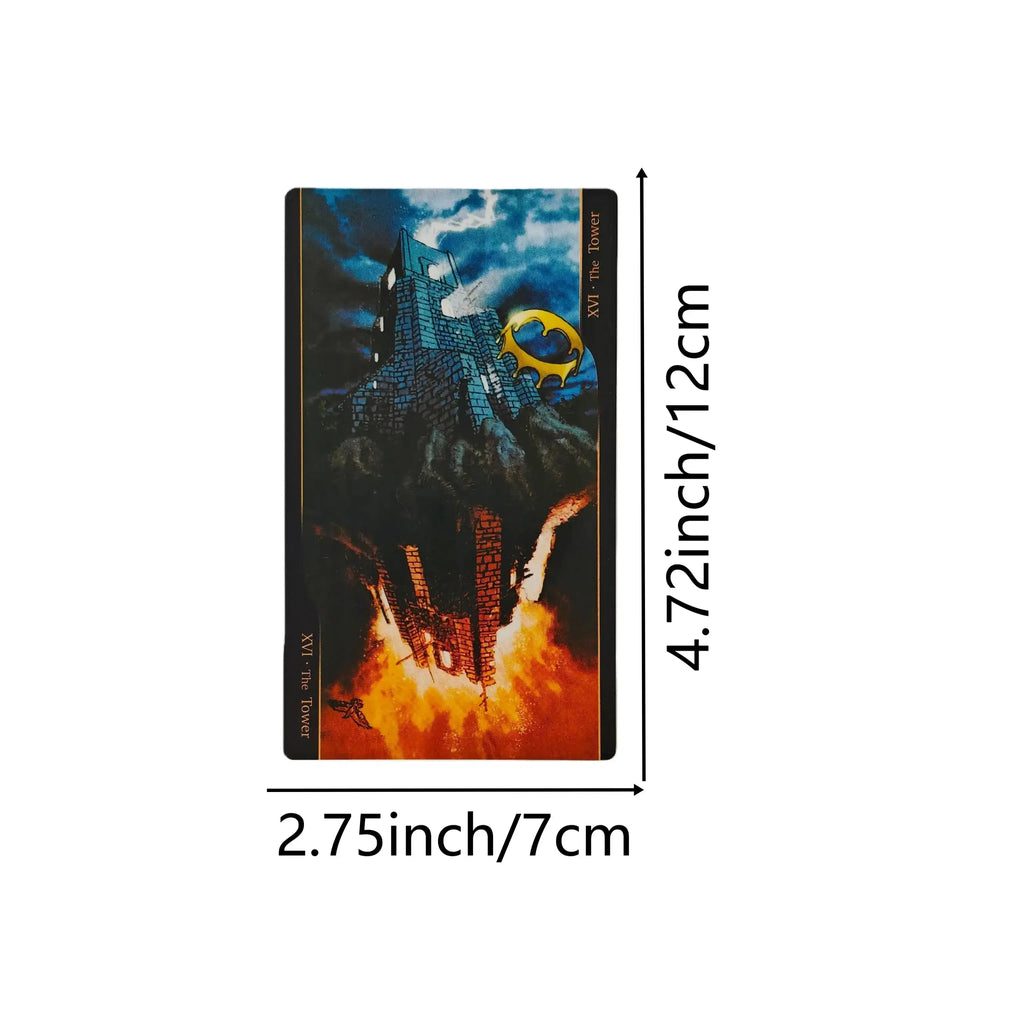 ⚔️ Oppositions Tarot Deck – 78 Cards | Rider Waite Inspired | Compact 12x7 cm | Rigid Storage Box | Beginner Friendly Guidebook Included