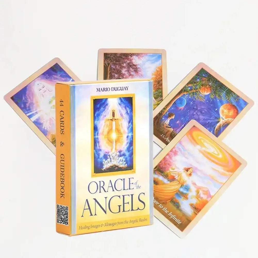 🌟 Oracle of The Angels – Healing Messages from the Angelic Realm, 44-Card Oracle Deck (10.4 x 7.3 cm)