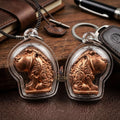 Palad Khik Tiger Pendant Thai Amulet Protection talisman good luck charm spiritual jewelry Sovereign Tiger Authority & Copper Metallurgy Palat Khik Phaya Suea Thai Blessing Co By RURUECHA