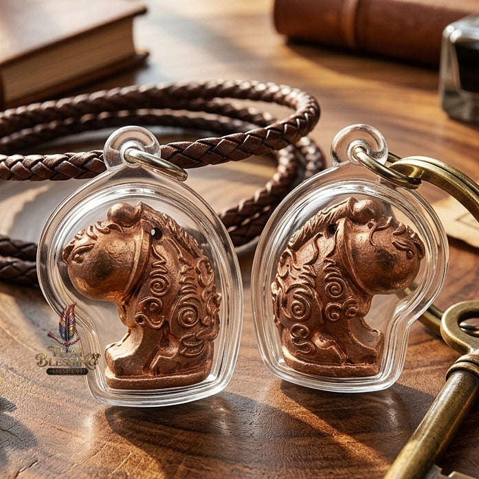 Palad Khik Tiger Pendant Thai Amulet Protection talisman good luck charm spiritual jewelry Sovereign Tiger Authority & Copper Metallurgy Palat Khik Phaya Suea Thai Blessing Co By RURUECHA