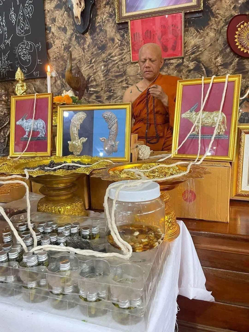 Palad Nga Kamjad with Nomman Jone Long Oil Powerful Protective Talisman