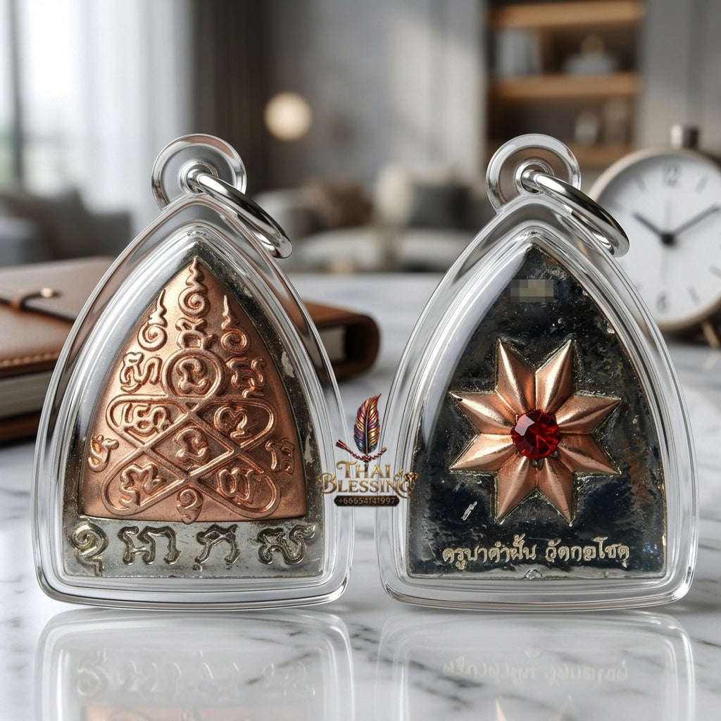 ✨ Phan Thai Phlik Duang 2K Bronze 2025 - Authentic Lanna Destiny-Reversing Plow Talisman for Wealth Attraction & Life Breakthrough Thai Blessing Co By RURUECHA