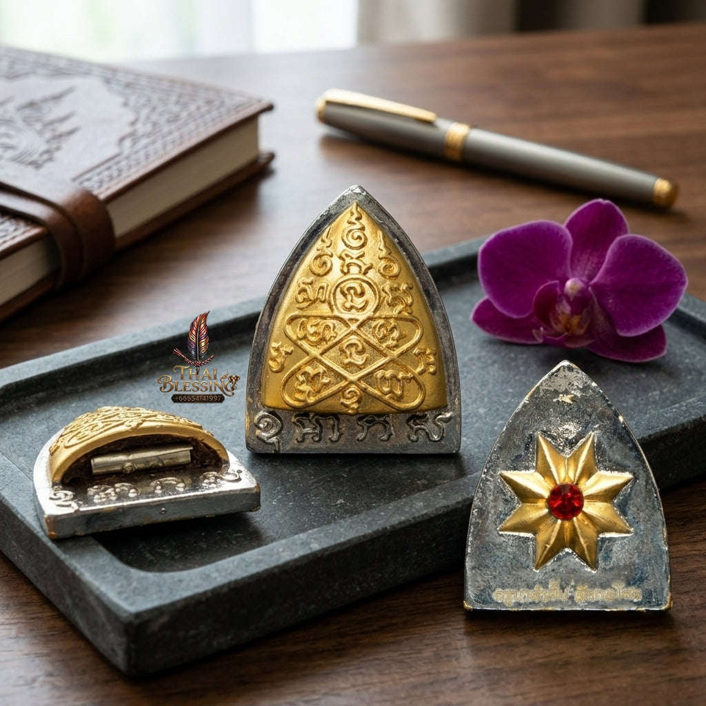 ✨ Phan Thai Phlik Duang 2K Bronze 2025 - Authentic Lanna Destiny-Reversing Plow Talisman for Wealth Attraction & Life Breakthrough Thai Blessing Co By RURUECHA