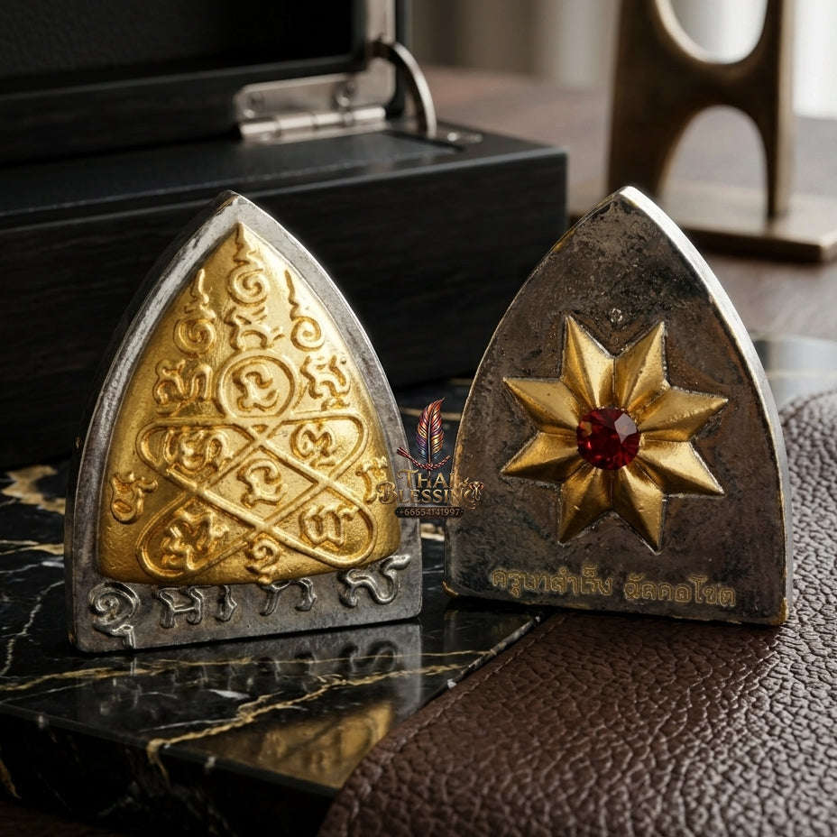 ✨ Phan Thai Phlik Duang 2K Bronze 2025 - Authentic Lanna Destiny-Reversing Plow Talisman for Wealth Attraction & Life Breakthrough Thai Blessing Co By RURUECHA