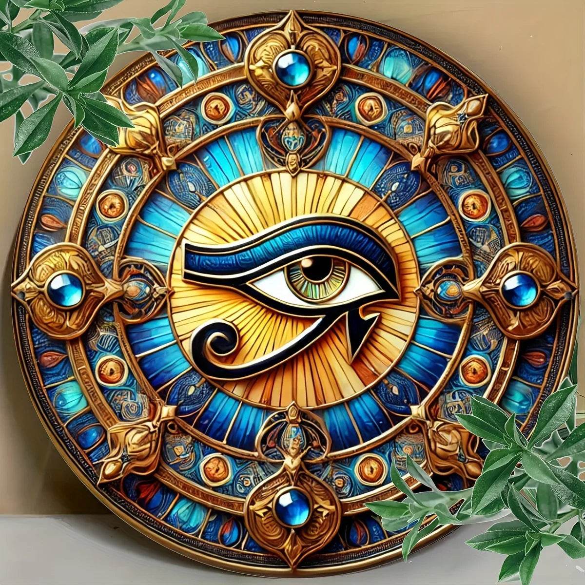 Thai Eye of Horus Home Decoration - Mystical Egyptian Blessing for Your Space