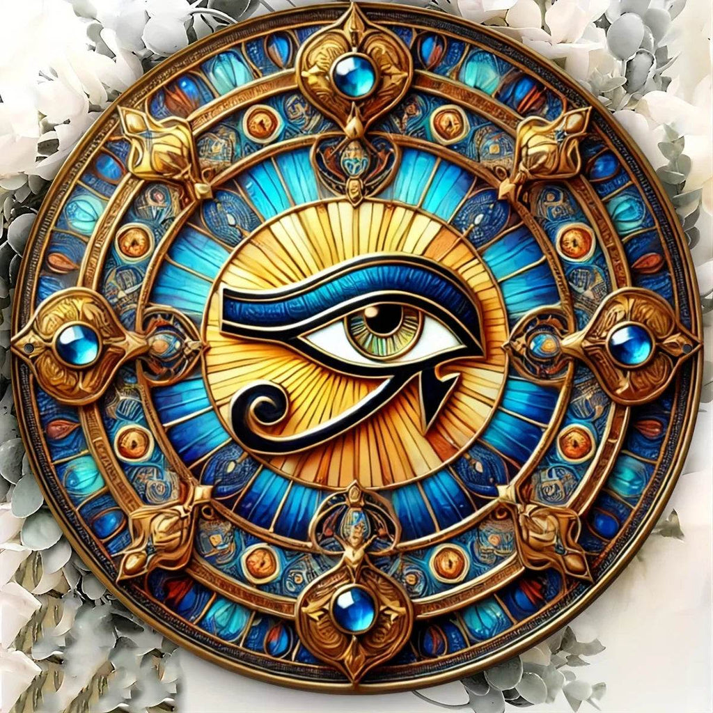 Thai Eye of Horus Home Decoration - Mystical Egyptian Blessing for Your Space